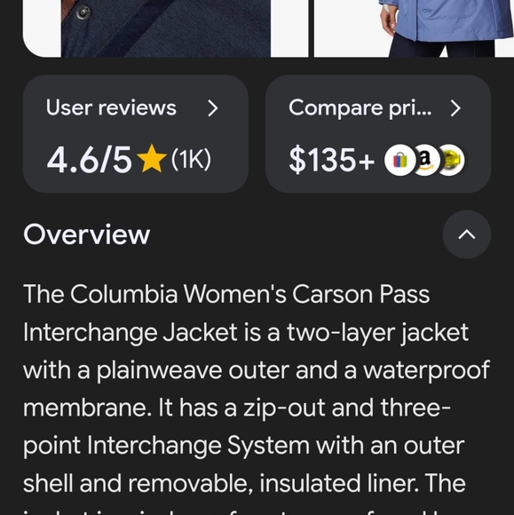 Columbia Hooded Winter Jacket, Women's size XS, Navy - Picture 5 of 7